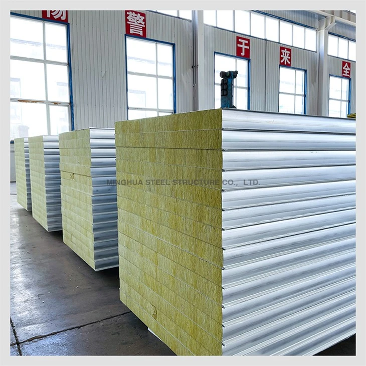 Metal Rock Wool Sandwich Wall Panel